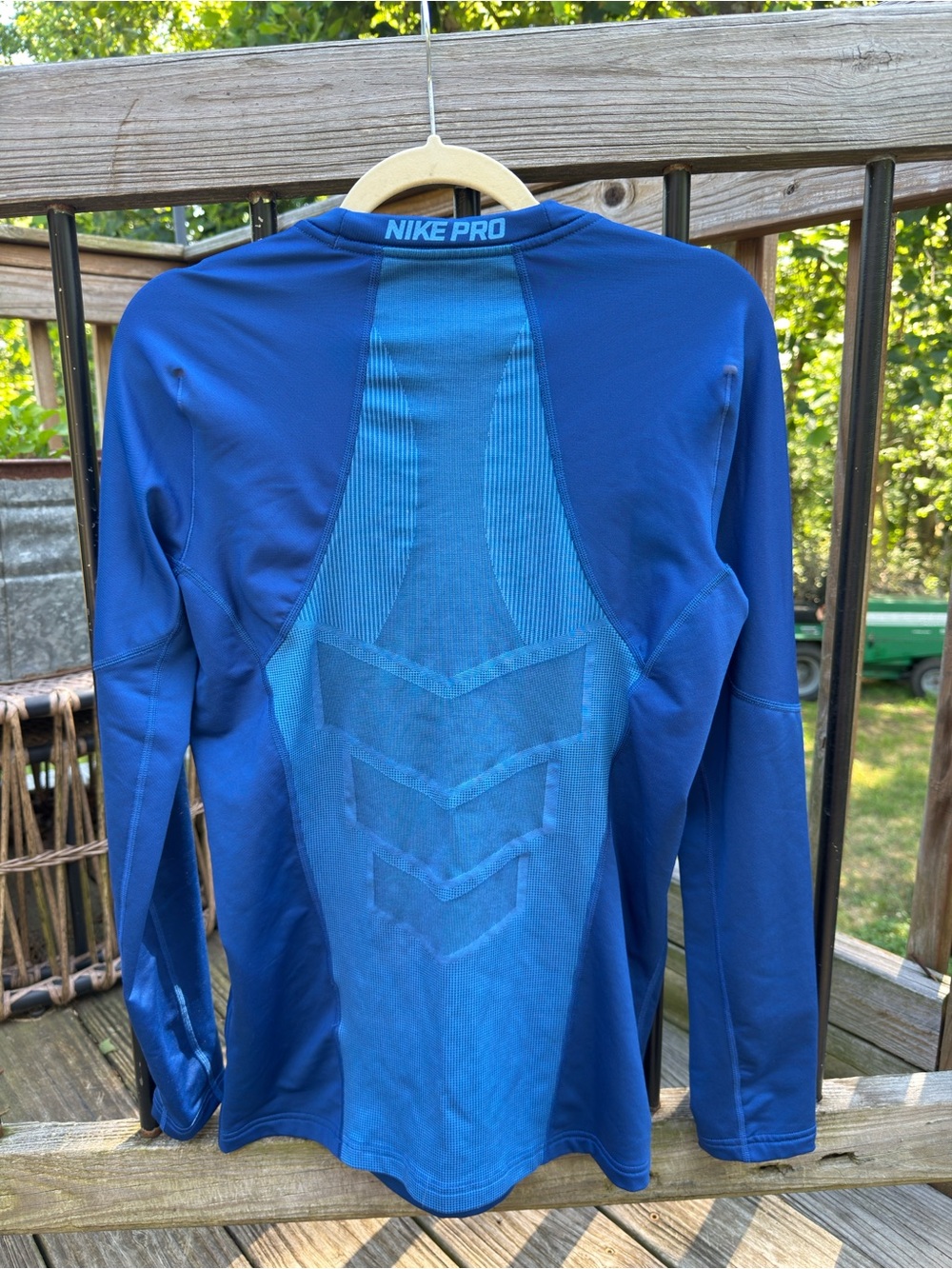 Nike Pro Hyperwarm Long Sleeve Performance Top - Picture 3 of 3
